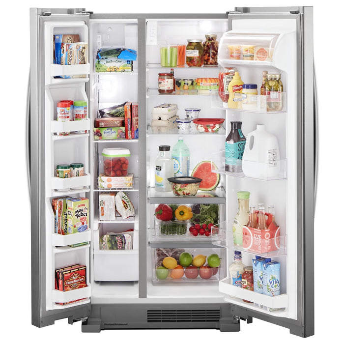 Whirlpool 22 Cu. Ft. Side-by-Side Refrigerator – WRS312SNHM