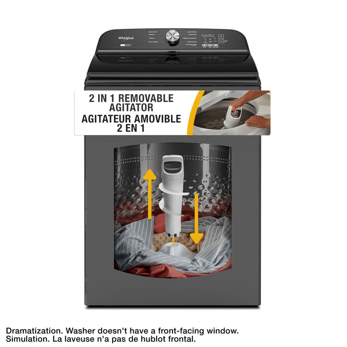Whirlpool 6.1 Cu. Ft. Top-Load Washer with Removable Agitator - WTW6157PB