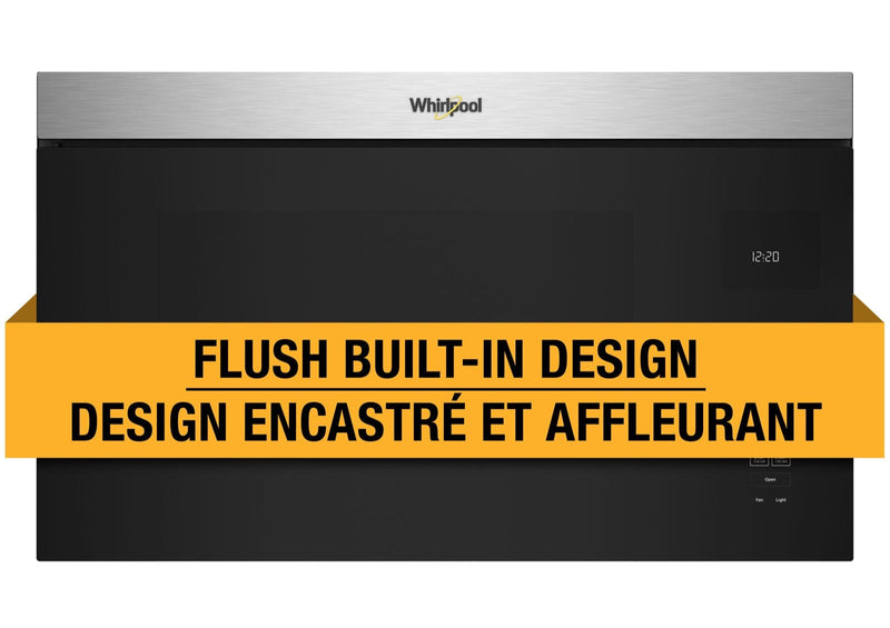 Whirlpool 1.1 Cu. Ft. Flush-Mount Over-the-Range Microwave - YWMMF5930PZ