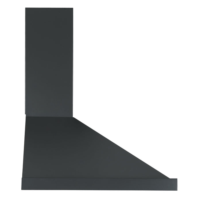 Ancona 30\" Convertible Wall-Mounted Range Hood - AN-17018BLK 