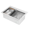 Ancona 28\" Drop-In Workstation Kitchen Sink - AN-3127
