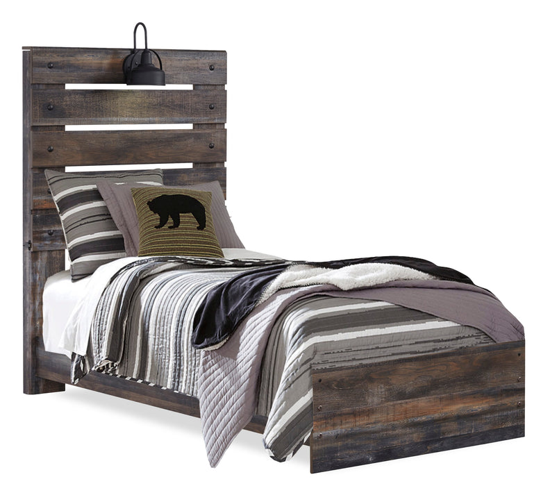 Abby Twin Bed - Brown