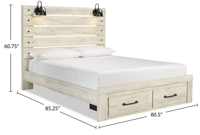 Abby King Storage Bed