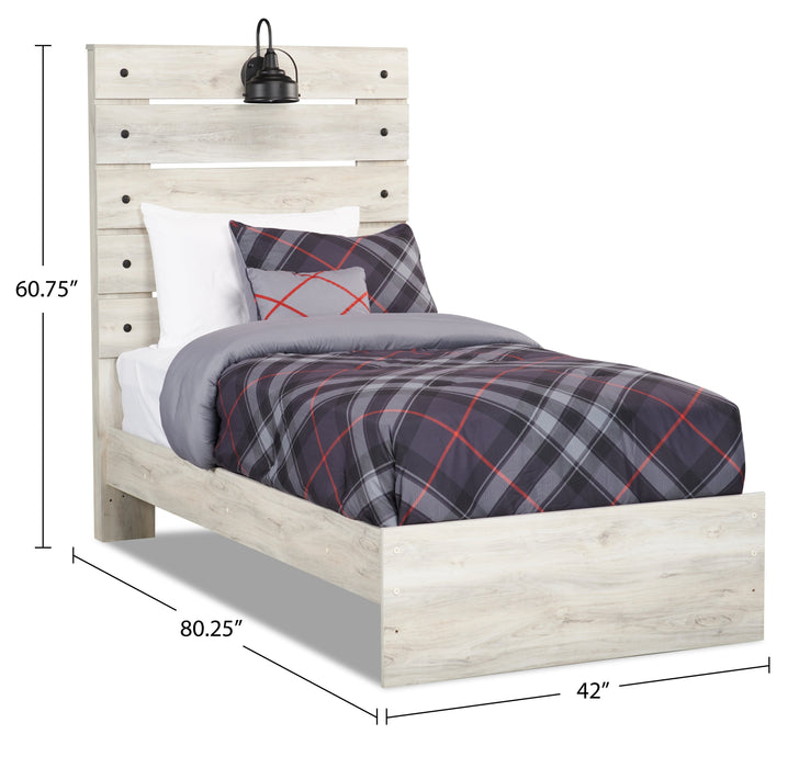 Abby Twin Panel Bed