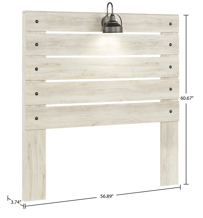 Abby Full Headboard - White