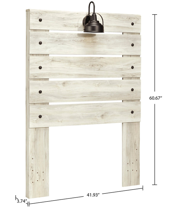 Abby Twin Headboard - White