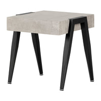 City Life Square End Table - Concrete 