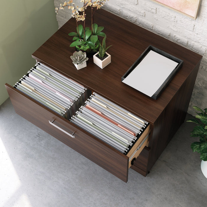 Affirm 35.43\" Commercial Grade 2-Drawer Filing Cabinet - Noble Elm