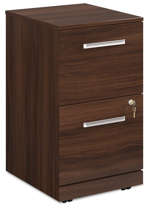 Affirm 15.55\" Commercial Grade 2-Drawer Filing Cabinet - Noble Elm