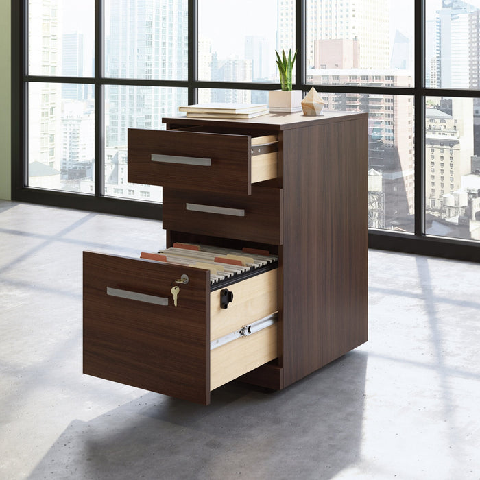 Affirm 15.55\" Commercial Grade 3-Drawer Filing Cabinet - Noble Elm