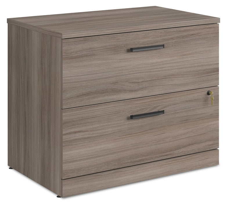 Affirm 35.43\" Commercial Grade 2-Drawer Filing Cabinet - Hudson Elm