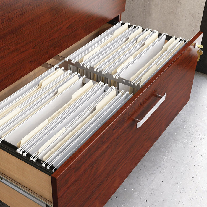 Affirm 35.43\" Commercial Grade 2-Drawer Filing Cabinet - Classic Cherry