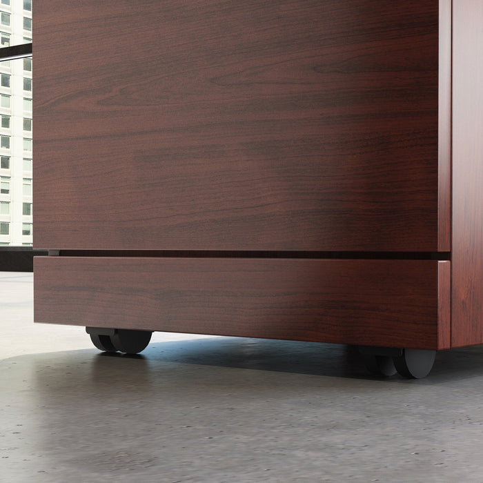 Affirm 15.55\" Commercial Grade 3-Drawer Filing Cabinet - Classic Cherry