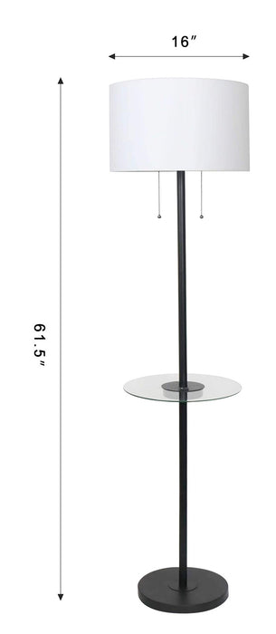 Alban Floor Lamp with USB Port