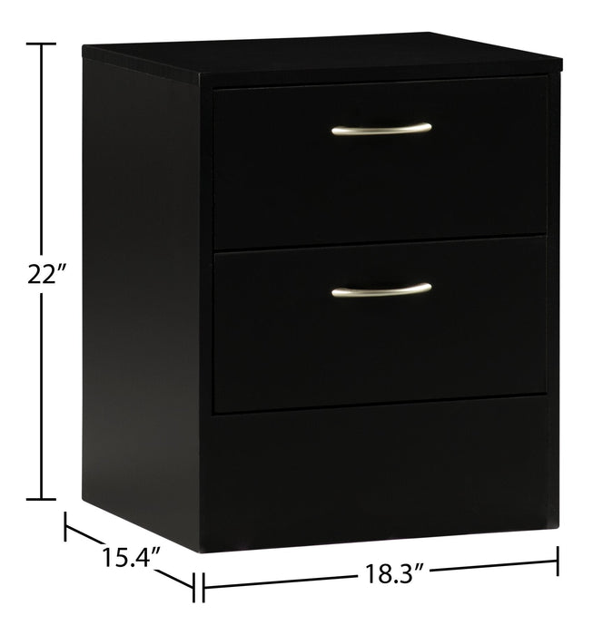 Arlo Nightstand - Black
