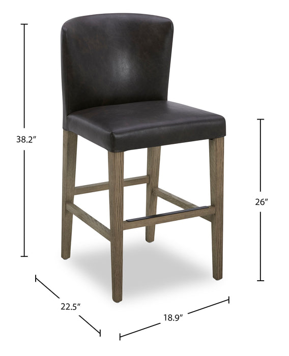 Arlo Counter Stool - Bison Brown