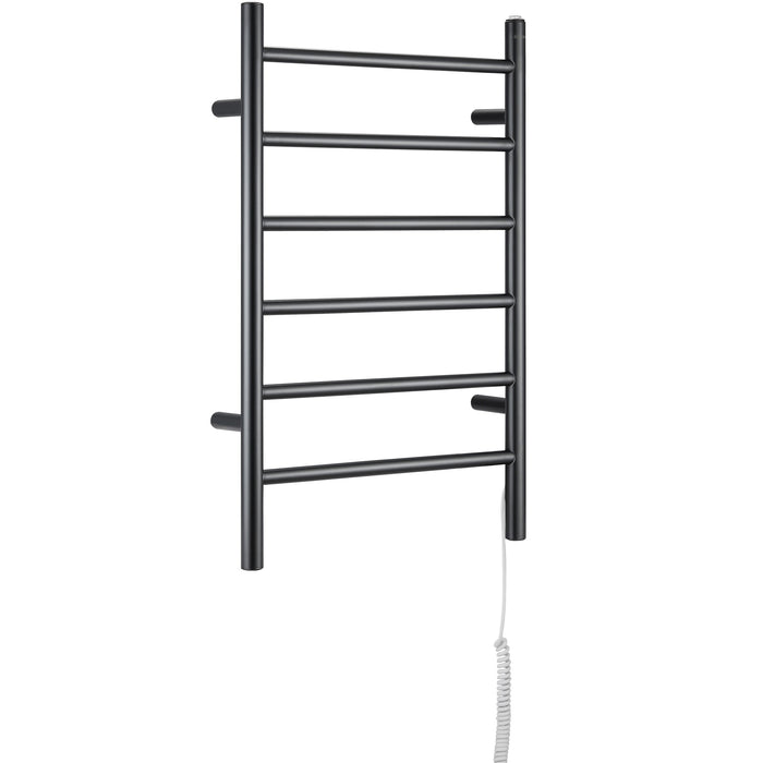 Ancona Comfort 6-Bar Wall Mount Plug-In and Hardwire Towel Warmer - AN-5311 