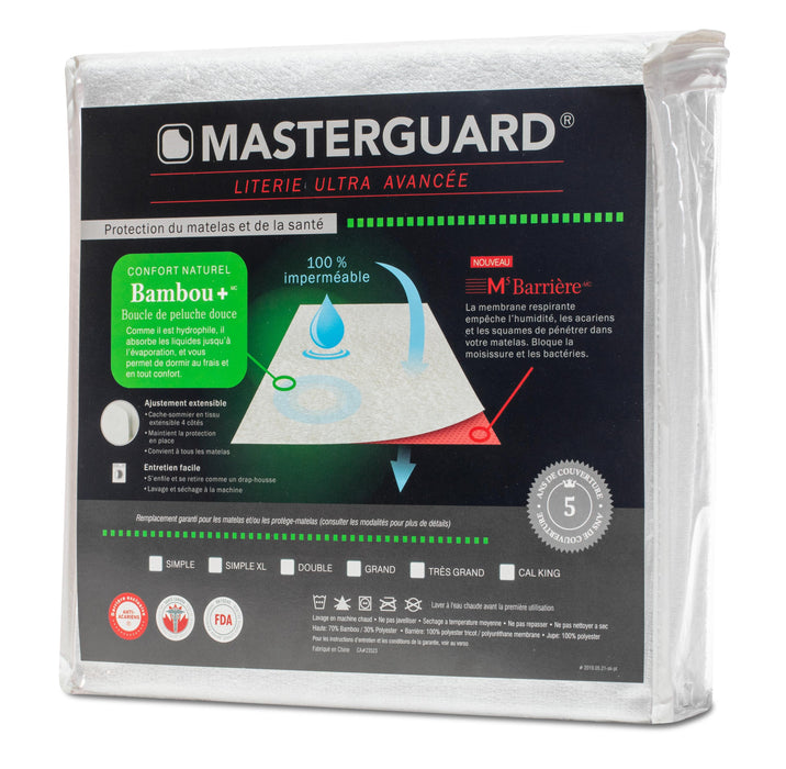 Masterguard® Natural Bamboo™ Full Mattress Protector
