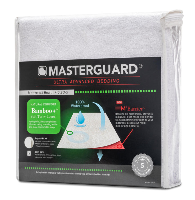 Masterguard® Natural Bamboo™ Twin XL Mattress Protector