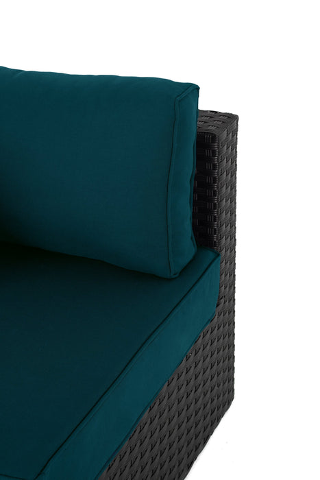 Barbados Armless Patio Chair – Blue