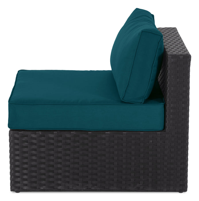 Barbados Armless Patio Chair – Blue
