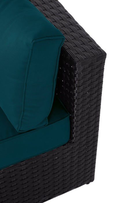 Barbados Patio Corner Chair - Blue