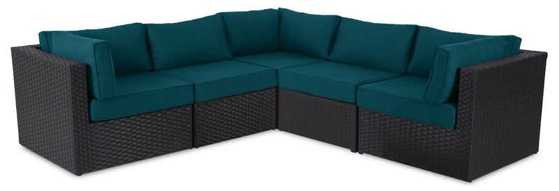 Barbados Patio Corner Chair - Blue