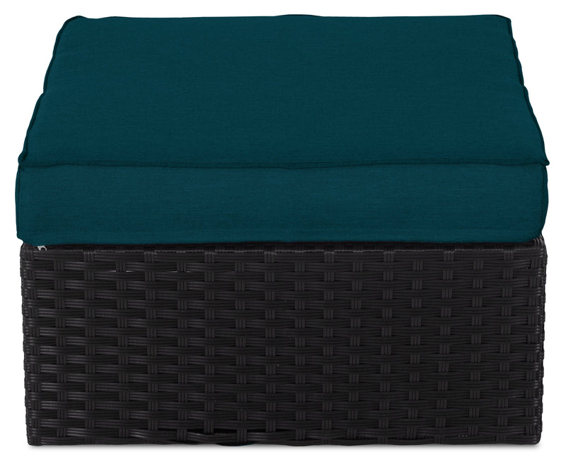 Barbados Patio Ottoman – Blue