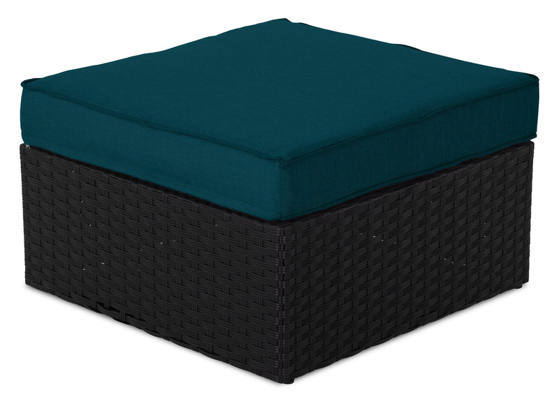 Barbados Patio Ottoman – Blue