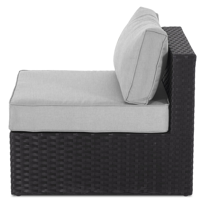 Barbados Armless Patio Chair – Grey