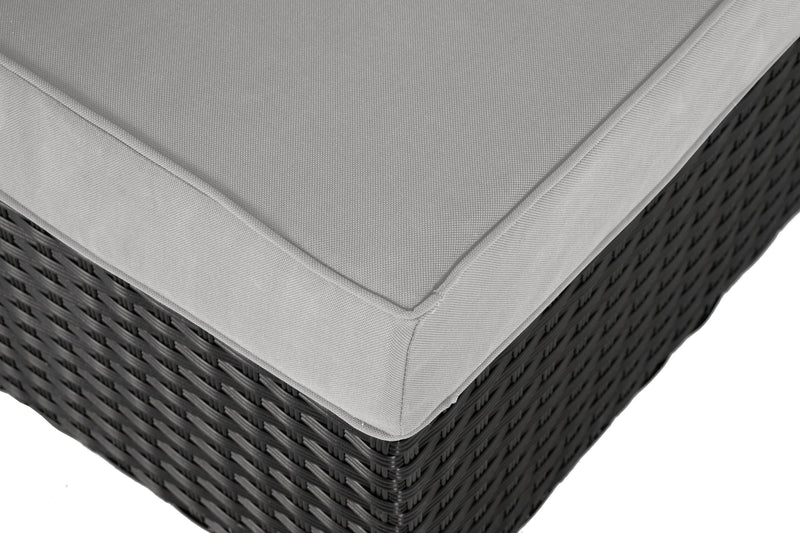 Barbados Patio Ottoman - Grey