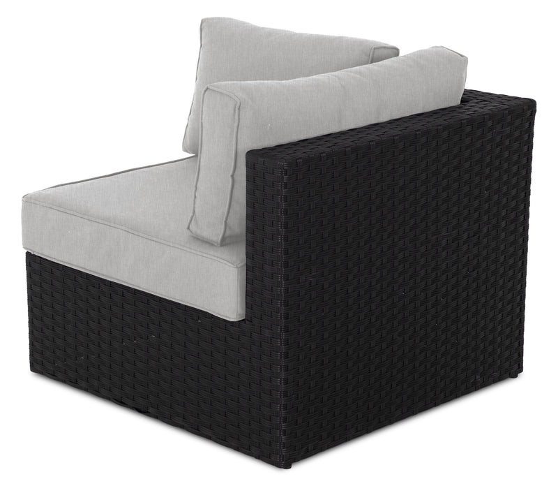 Barbados Patio Corner Chair – Grey