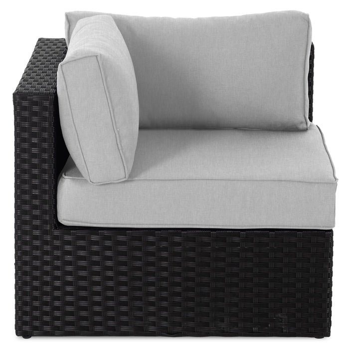 Barbados Patio Corner Chair – Grey