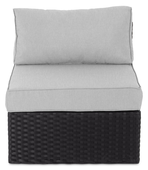 Barbados 6-Piece Patio Set with Ottoman – Grey
