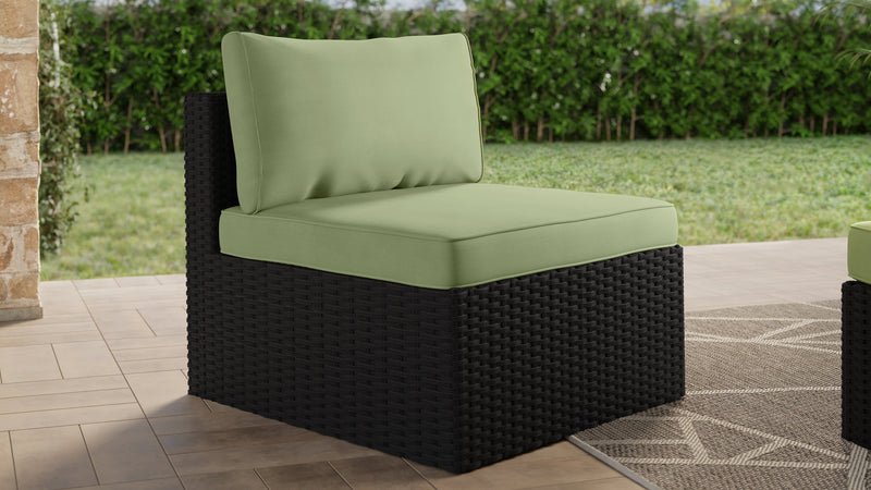 Barbados Armless Patio Chair – Green