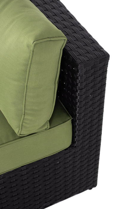 Barbados Patio Corner Chair – Green