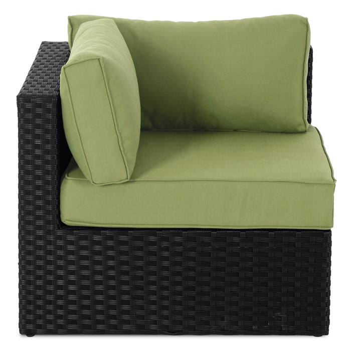Barbados Patio Corner Chair – Green