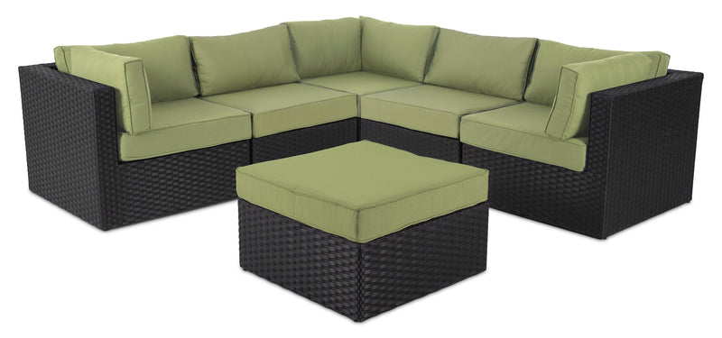 Barbados Armless Patio Chair – Green