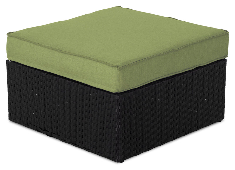 Barbados 6-Piece Patio Set with Ottoman – Green 