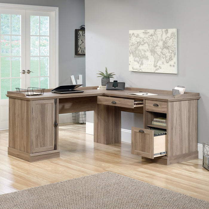 Barrister Lane Corner Desk - Salt Oak