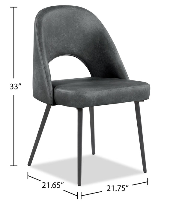 Bay Dining Chair - Charcoal