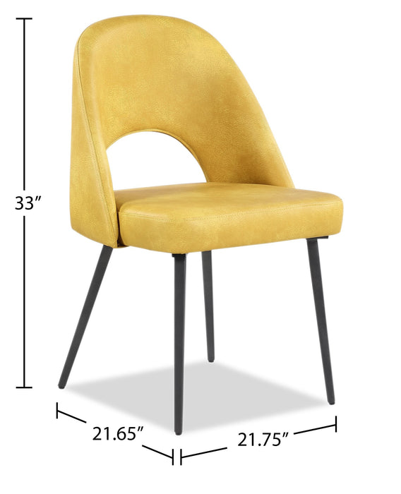 Bay Dining Chair - Yellow