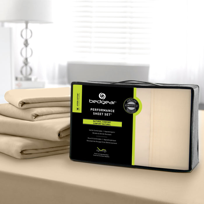 BEDGEAR® Hyper-Cotton™ 4-Piece King Sheet Set - Champagne
