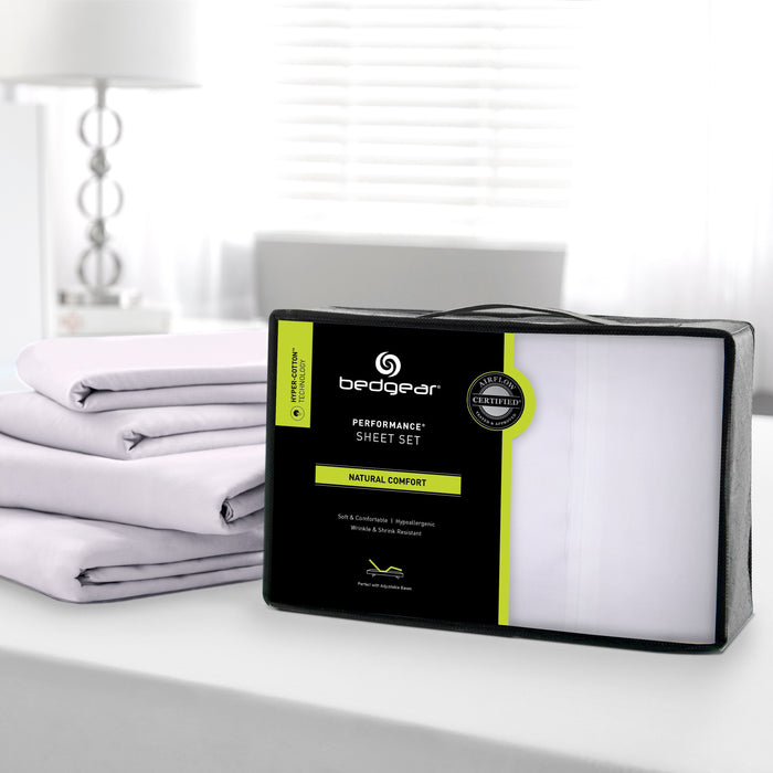Bedgear™ Hyper-Cotton™ Queen Sheet Set - Optic White
