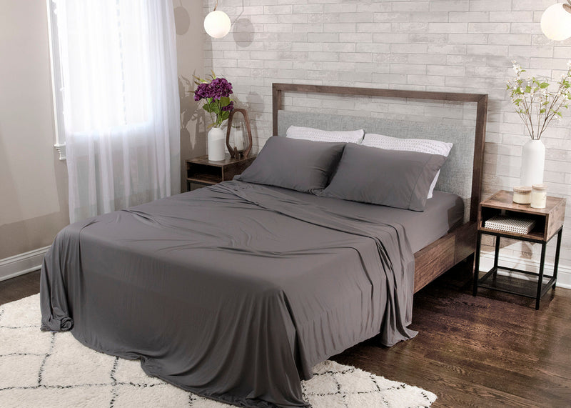 BEDGEAR® Dri-Tec® 4-Piece King Sheet Set - Grey 