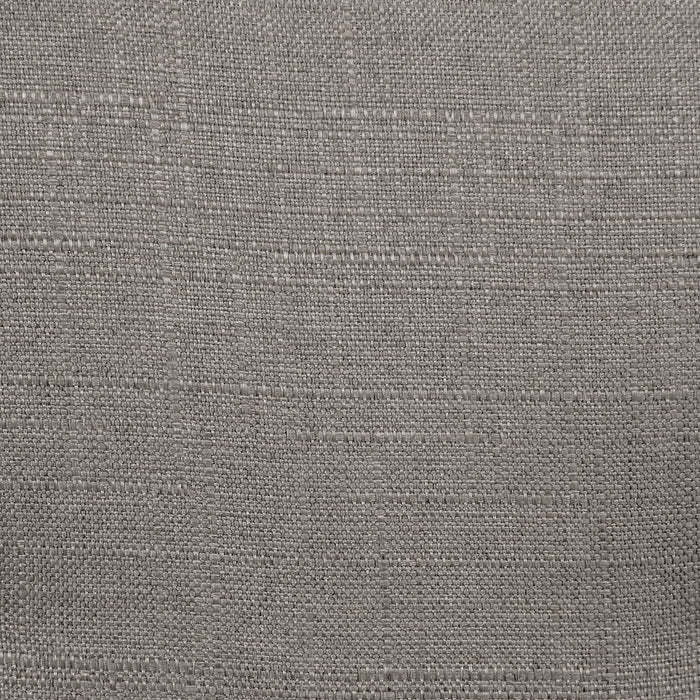 Brady Upholstered Wingback Bed in Light Grey Fabric with Nailhead Design, Button Tufted - King Size