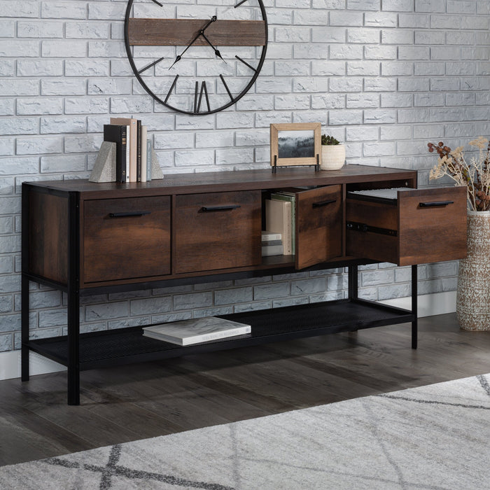Briarbrook 64.02\" Commercial Grade Office Credenza with 2-Drawers & Cabinets - Brown