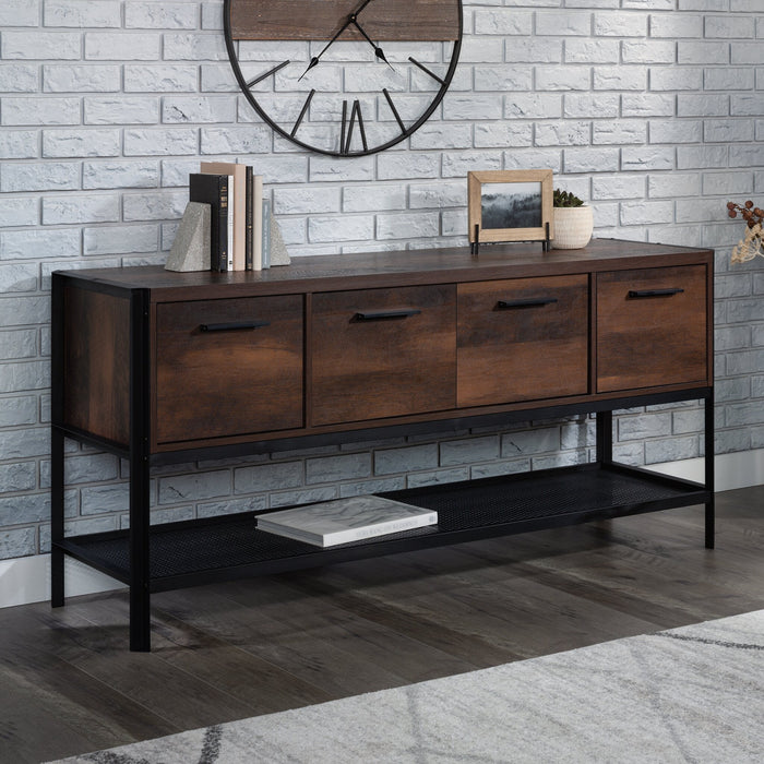 Briarbrook 64.02\" Commercial Grade Office Credenza with 2-Drawers & Cabinets - Brown