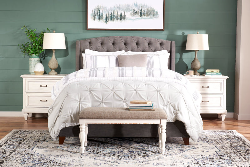 Brianna Light Grey 3-Piece Full/Queen Comforter Set