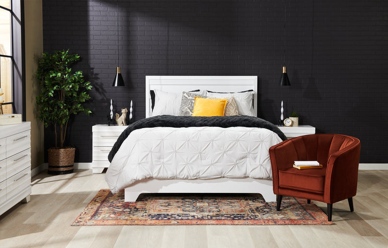 Brianna Light Grey 3-Piece Full/Queen Comforter Set